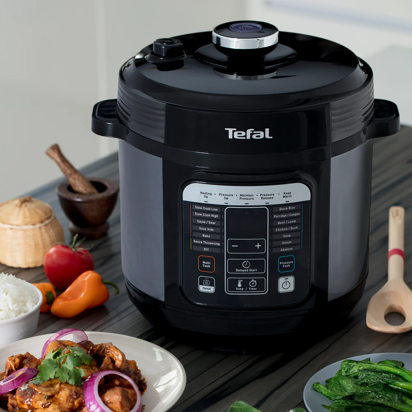 ឆ្នាំងស៊ុប Tefal Pressure Cooker 6L CY601
