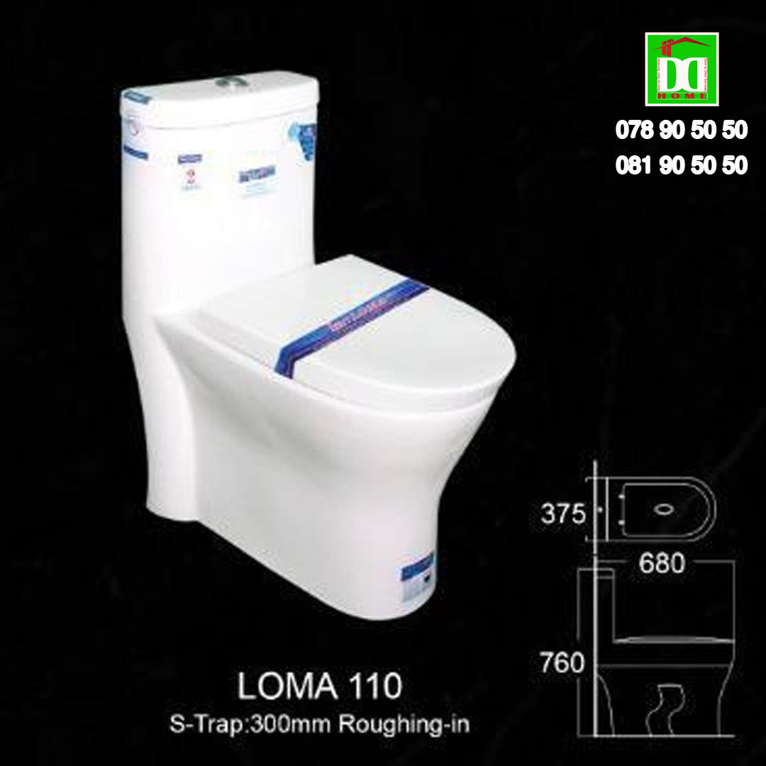 បង្គន់ធុងទឹកជាប់ Loma 110