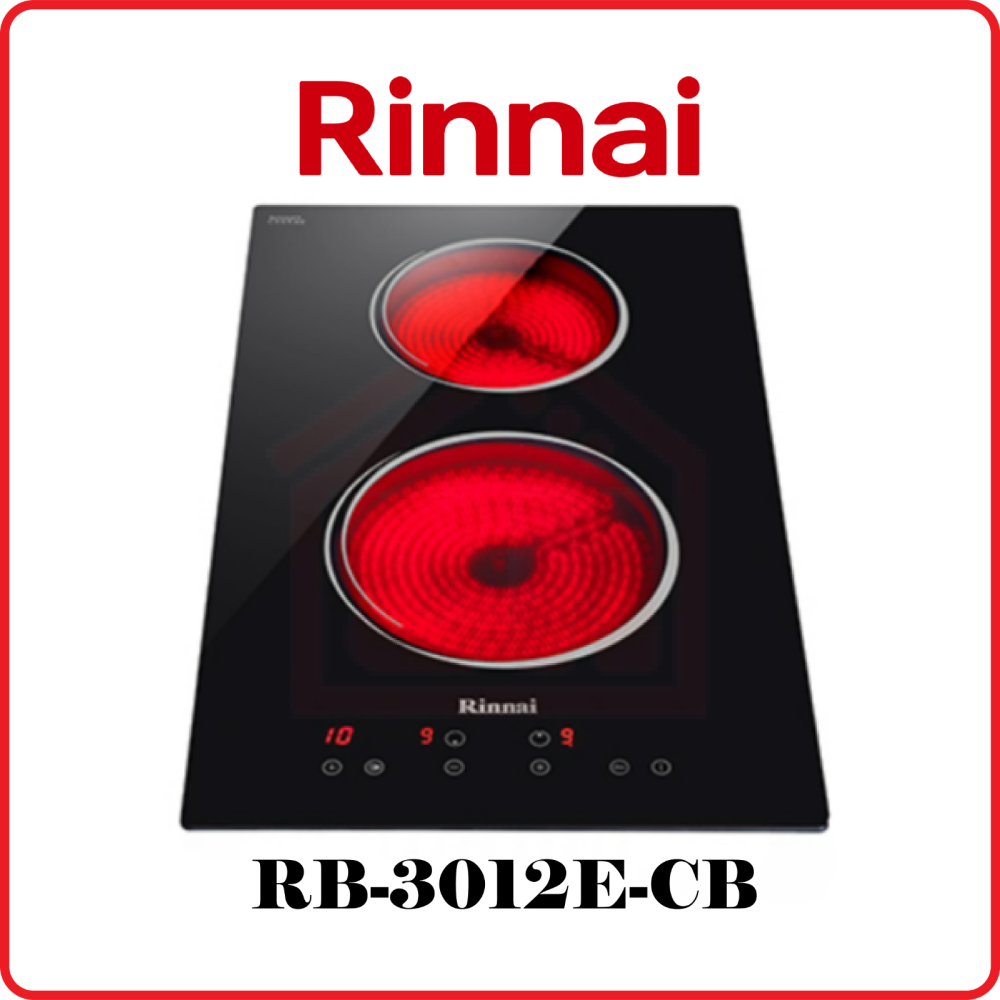 ចង្ក្រានអគ្គិសនីមុខពីរ Rinnai Electronic Stove 3000W RB-3012E-CB