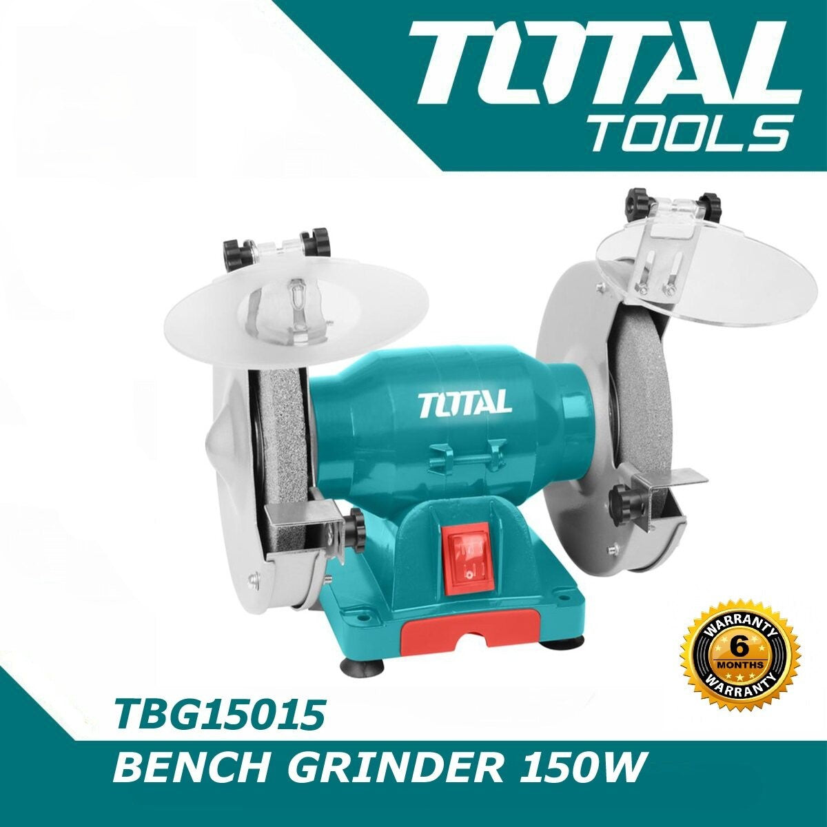 ម៉ូទ័រសំលៀង Total Bench Grinder 150mm 150W TBG15015
