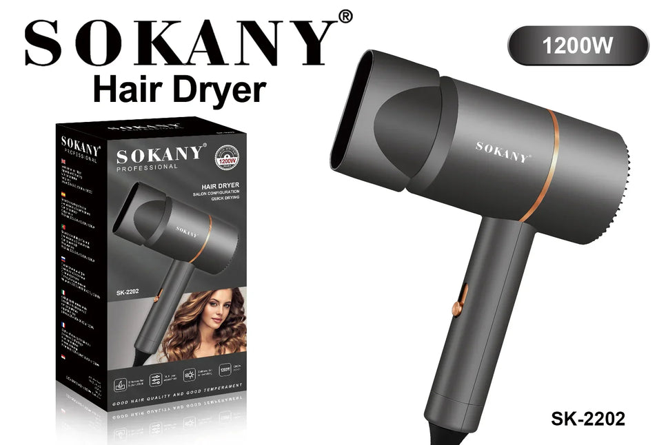 ម៉ាស៊ីនផ្លុំសក់ Sokany Hair Dryer 1200W SK-2202
