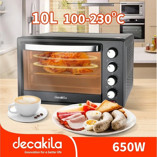 ម៉ាស៊ីនដុតមាន់់ Decakila Air Fryer 10L 650W KEEV007W