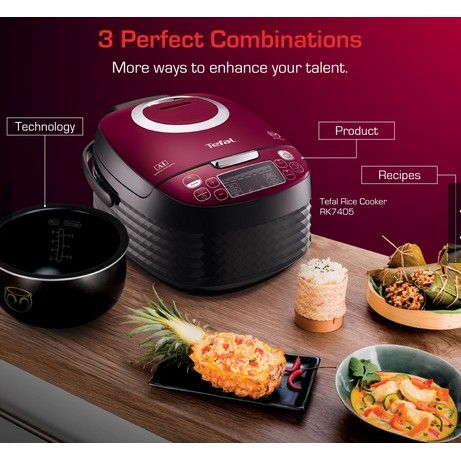 ឆ្នាំងដាំបាយ Tefal Rice Cooker 1.5L RK740165