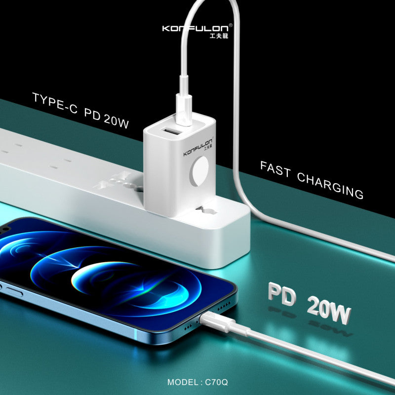 ក្បាលសាក Konfulon Fast Charger C70Q