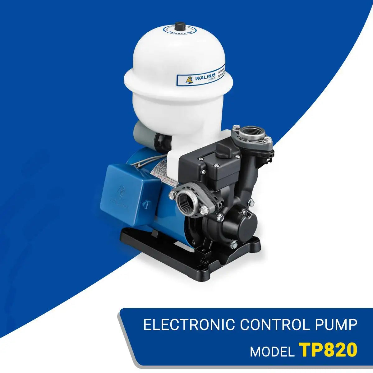 ម៉ូទ័រជំរុញទឹកអូតូ Walrus Electronic Water Pump 180W TP820PB