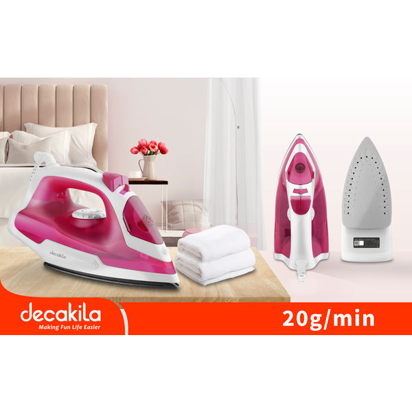 ឆ្នាំងអ៊ុតចំហាយទឹក Decakila Steam Iron 1200W KEEN002R