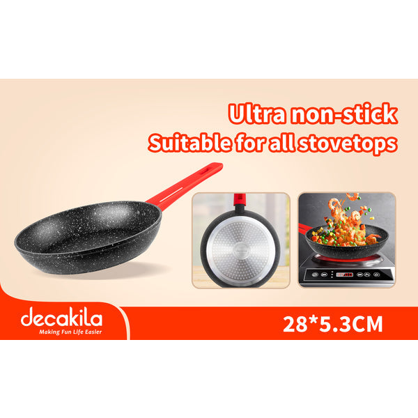 ខ្ទះចៀននិងឆាមិនជាប់ Decakila decalife Forged Frying Pan 11" KMEP013B