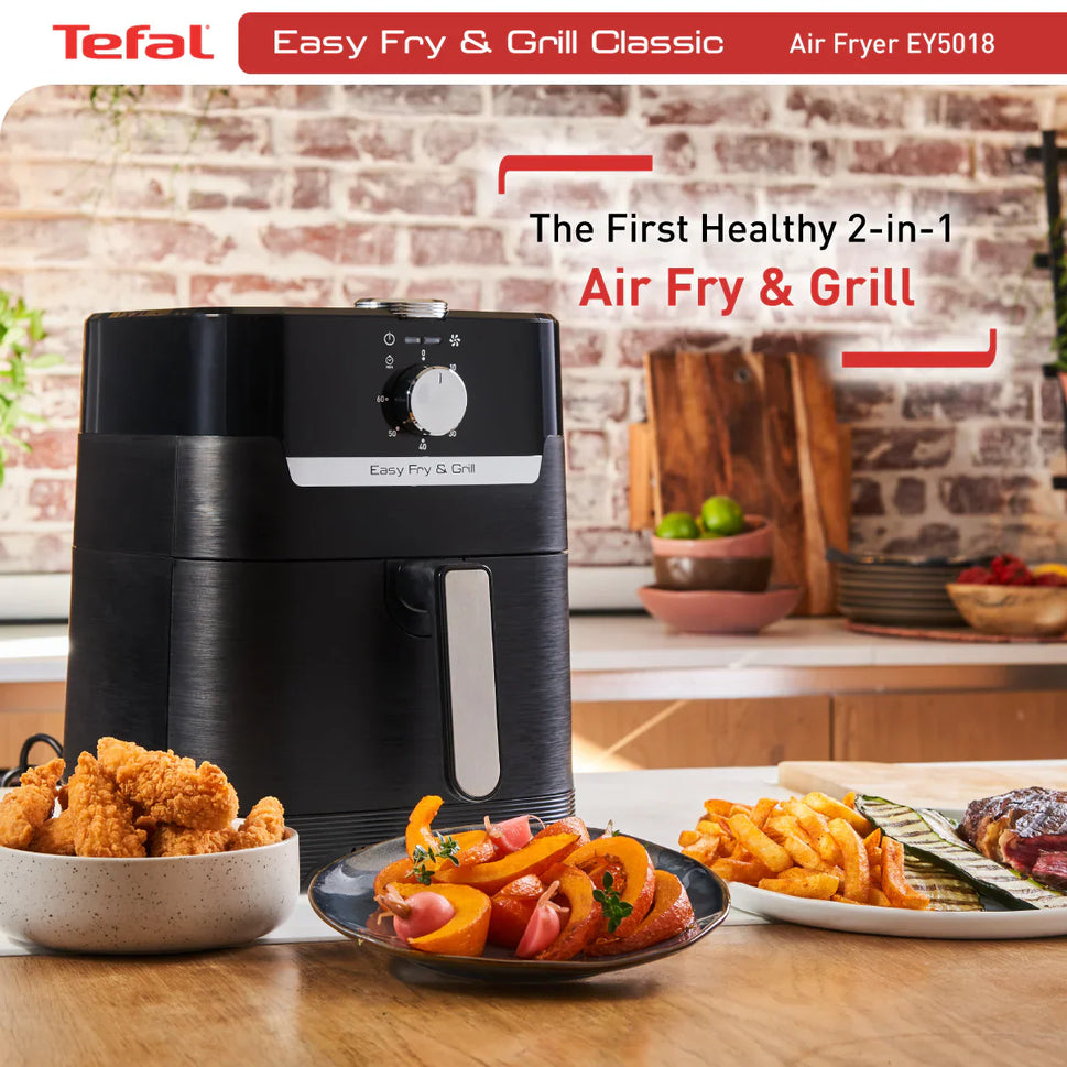 ម៉ាស៊ីនបំពងស្ងួត Tefal Air Fryer 11L EY5018