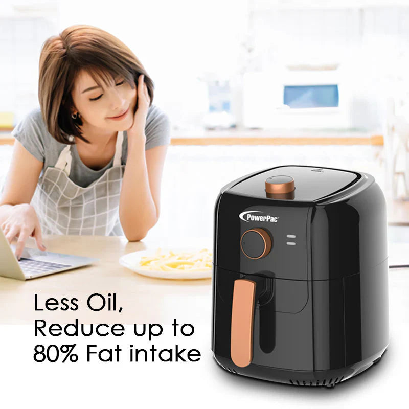 ម៉ាស៊ីនបំពងស្ងួត Powerpac Air Fryer 1400W PPAF656