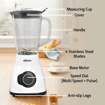ម៉ាស៊ីនក្រឡុក Powerpac Blender 1200W PPBL800