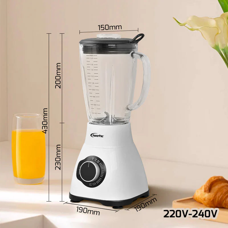 ម៉ាស៊ីនក្រឡុក Powerpac Blender 1200W PPBL800