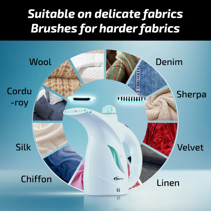 ឆ្នាំងអ៊ុតចំហាយទឹក PowerPac Garment Steamer Iron 200ml PPIN627