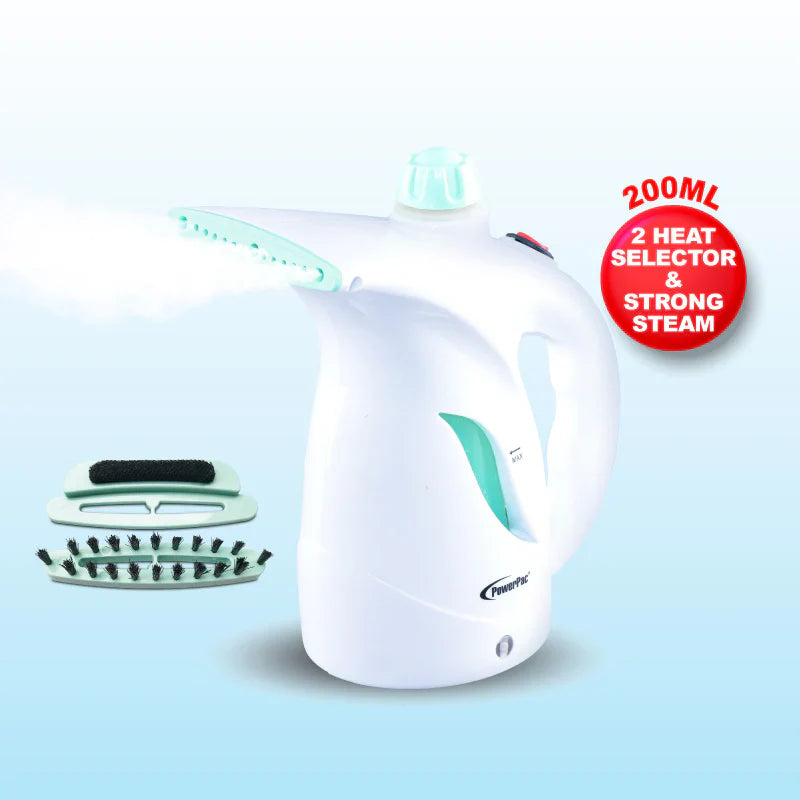 ឆ្នាំងអ៊ុតចំហាយទឹក PowerPac Garment Steamer Iron 200ml PPIN627