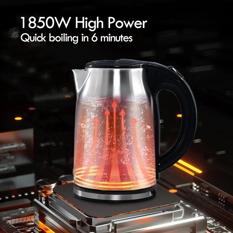 កំសៀវដាំទឹកអគ្គិសនី Powerpac Stainless Steel Kettle 1.8L PPJ2003