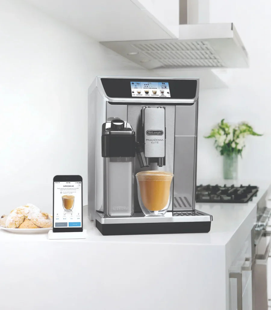 ម៉ាស៊ីនឆុងកាហ្វេ Delonghi Full Automatic Coffee Machine Prima Donna Elite ECAM650.85.MS