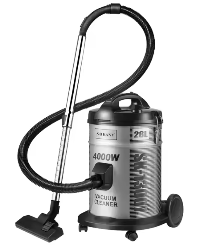 ម៉ាស៊ីនបូមធូលី Sokany Drum Vaccum Cleaner 28L SK13007
