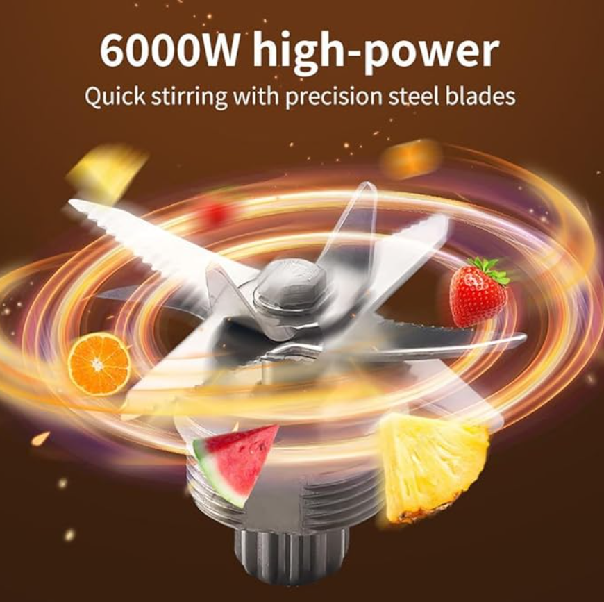 ម៉ាស៊ីនក្រឡុក 2in1 Sokany Blender 6000W SK-999