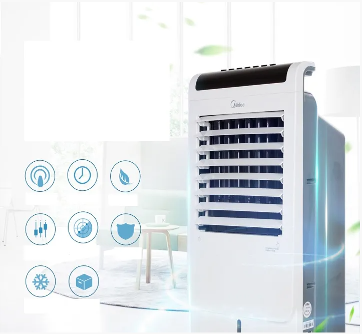 កង្ហារត្រជាក់ Midea Air Cooler 7L Tank Capacity AC120-15C