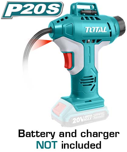 ម៉ូទ័រសប់ខ្យល់ Total Cordless Auto Air Compressor 20V TACLI2001