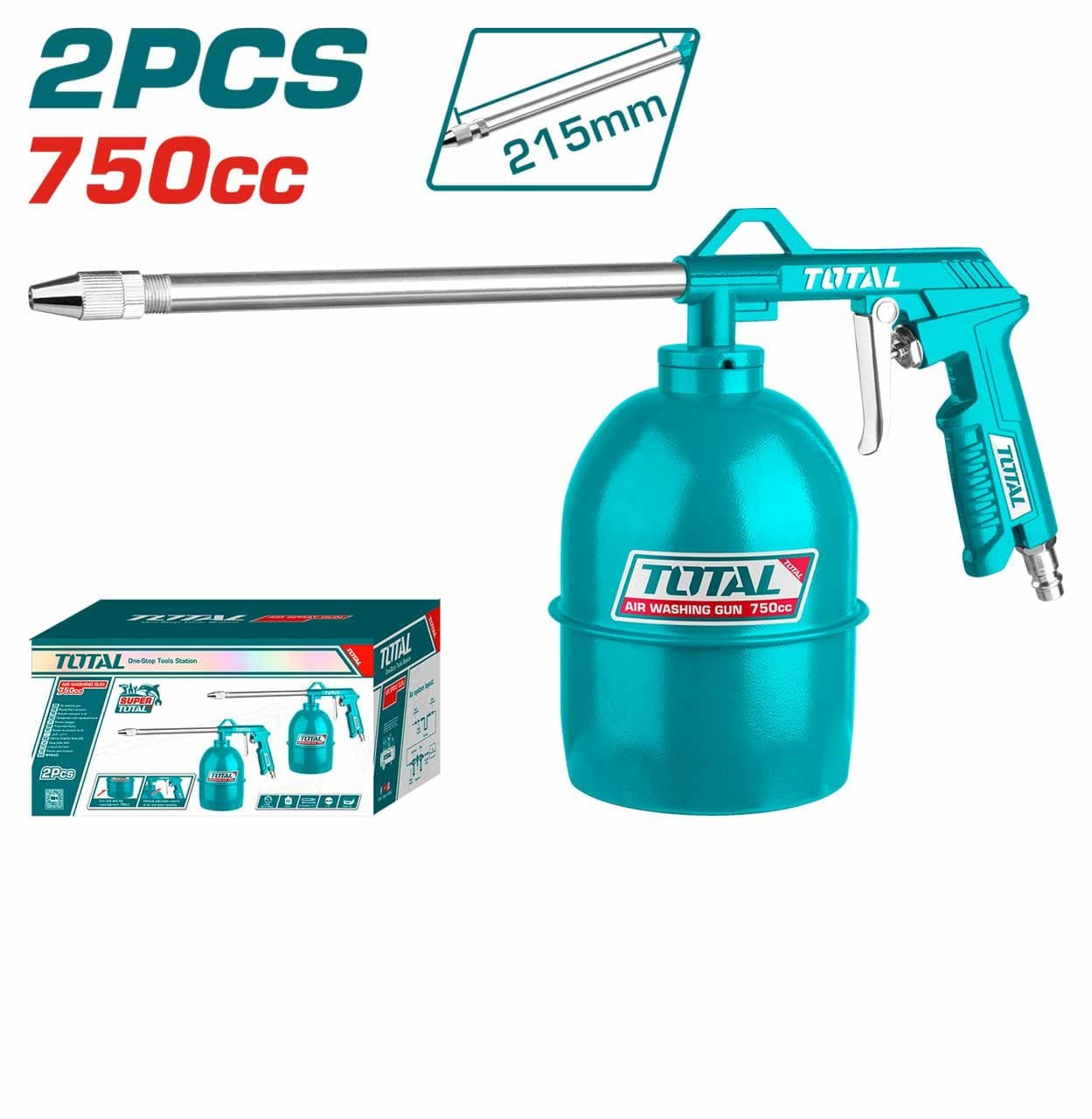 ដងបាញ់ខ្យលសំអាត Total Air Washing Gun 750ml TAT20751
