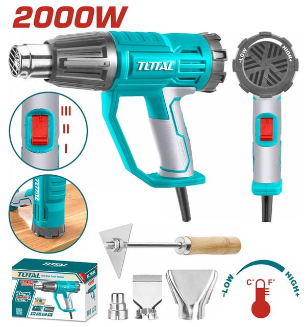 ម៉ូទ័រផ្លំកំដៅ Total Heat Gun 2000W TB20045