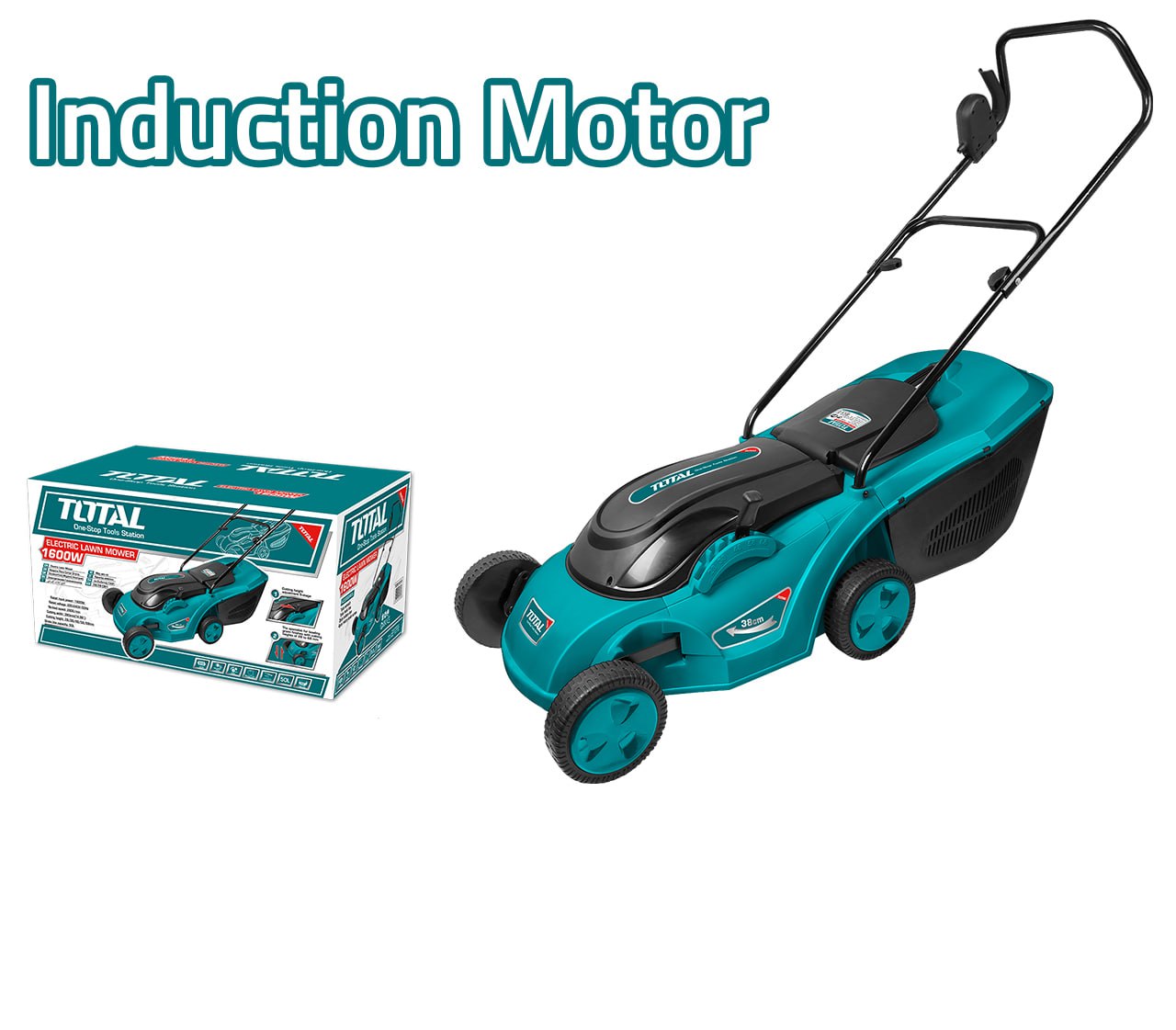 ម៉ាស៊ីនកាត់ស្មៅប្រើភ្លើង Total Electric Lawn Mower 1600W TGT616151