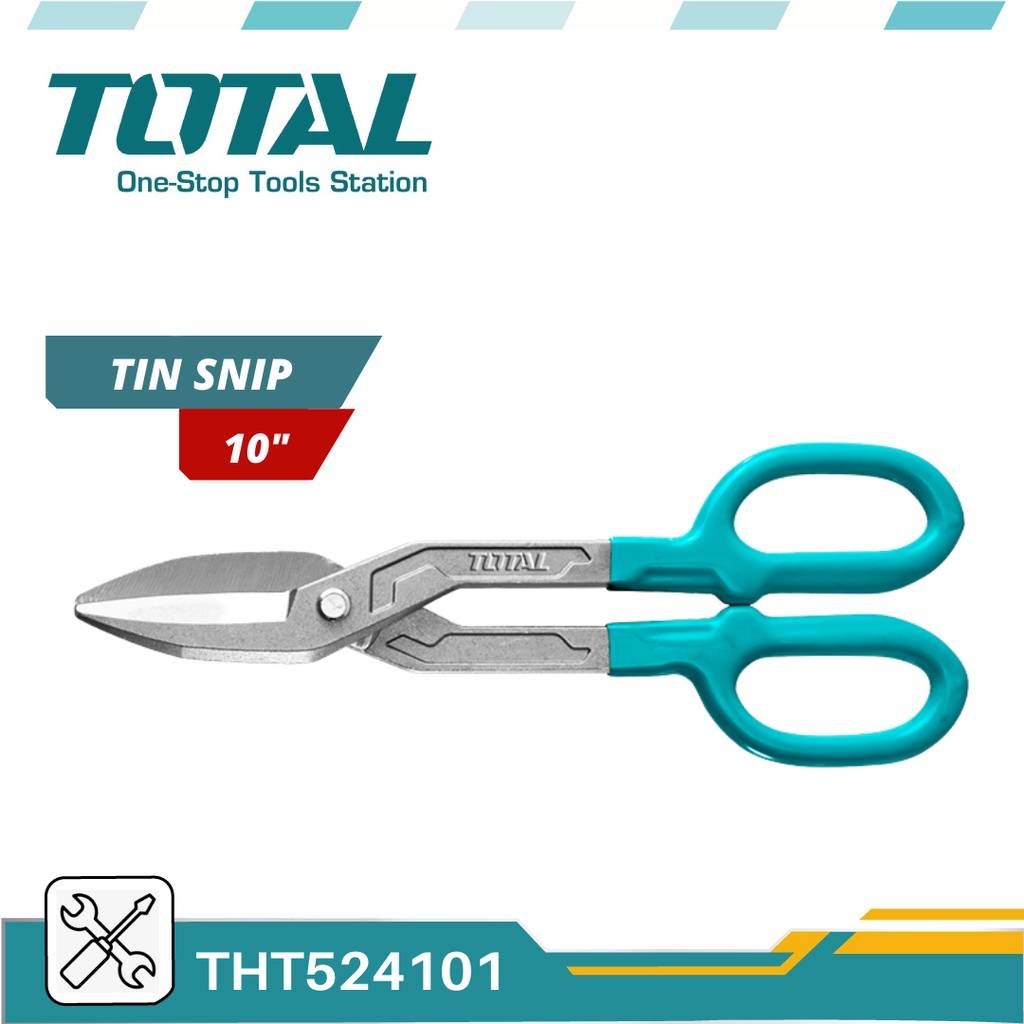 កន្ត្រៃកាត់ដែកសន្លឹក Total Tin Snip 10" THT524101