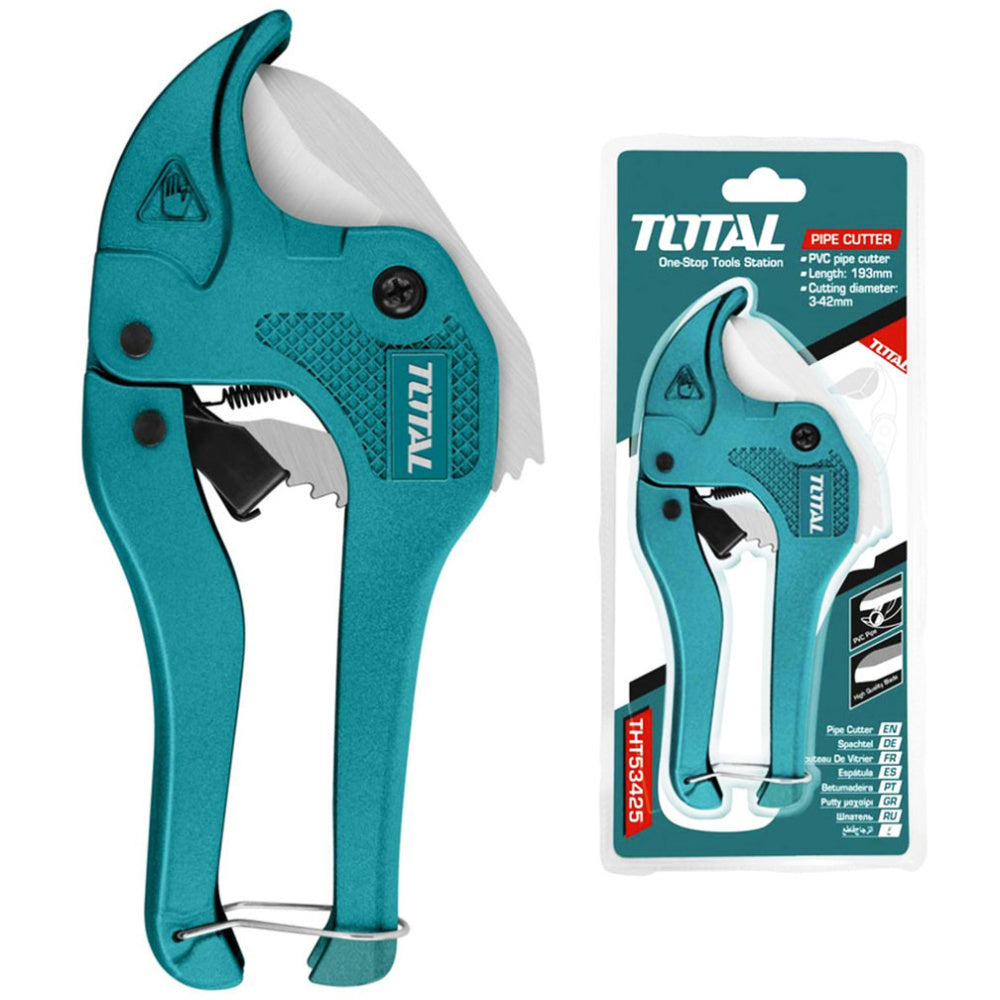 កន្រ្តៃកាត់ទុយោ Total PVC Pipe Cutter 225mm THT53422