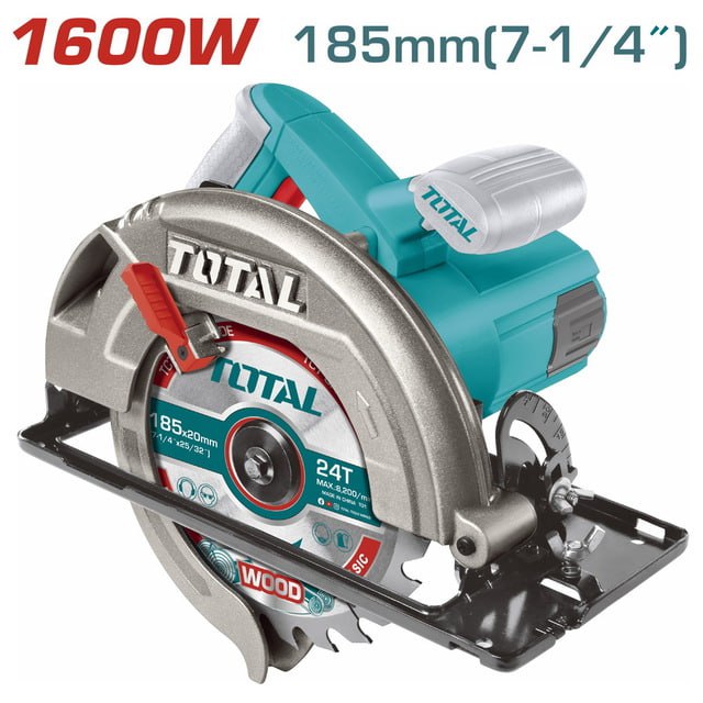 ម៉ូទ័រជ្រៀកឈើ Total Circular Saw 185mm 1600W TS1161856