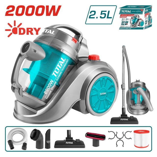 ម៉ាស៊ីនបូមធូលី Total Vacuum Cleaner 2000W TVC20258