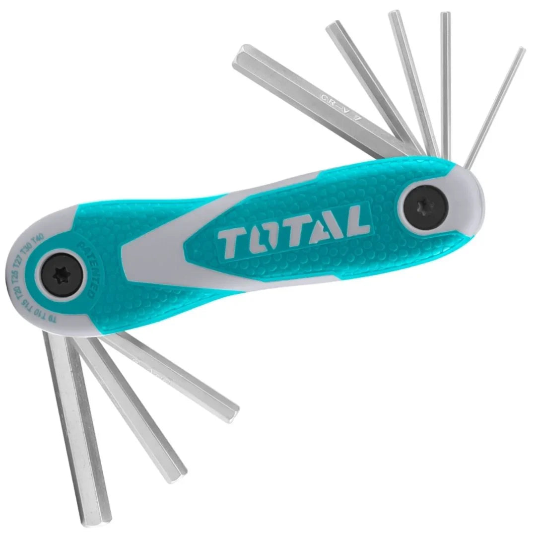 កូនសោរតាន់បត់ Total Hex Key Set 8pcs THT1061826