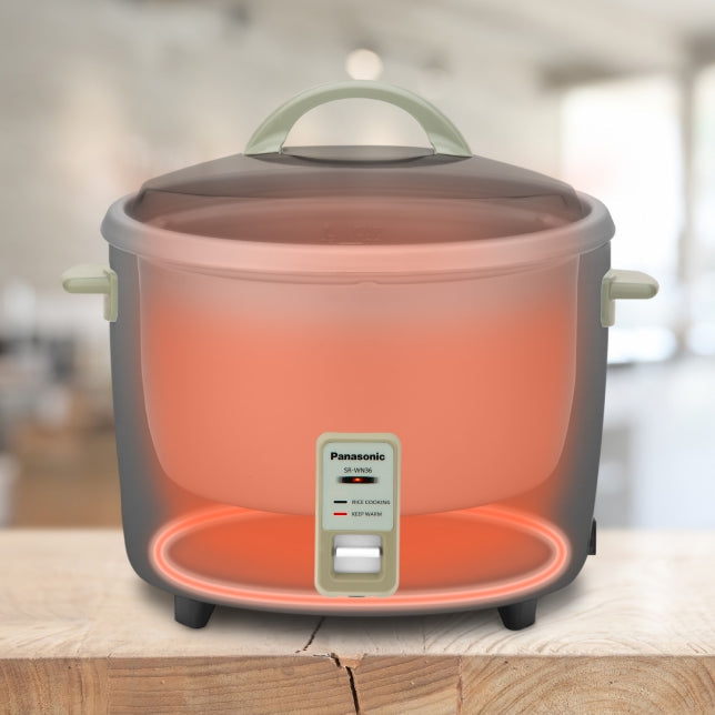 ឆ្នាំងដាំបាយគម្របដាច់ Panasonic Rice Cooker 3.6L 1200W SR-WN36WS