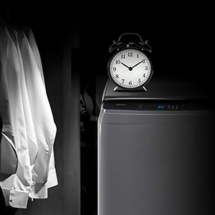 ម៉ាស៊ីនបោកខោអាវ Midea Washing Machine 7kg MA100W70(GK)