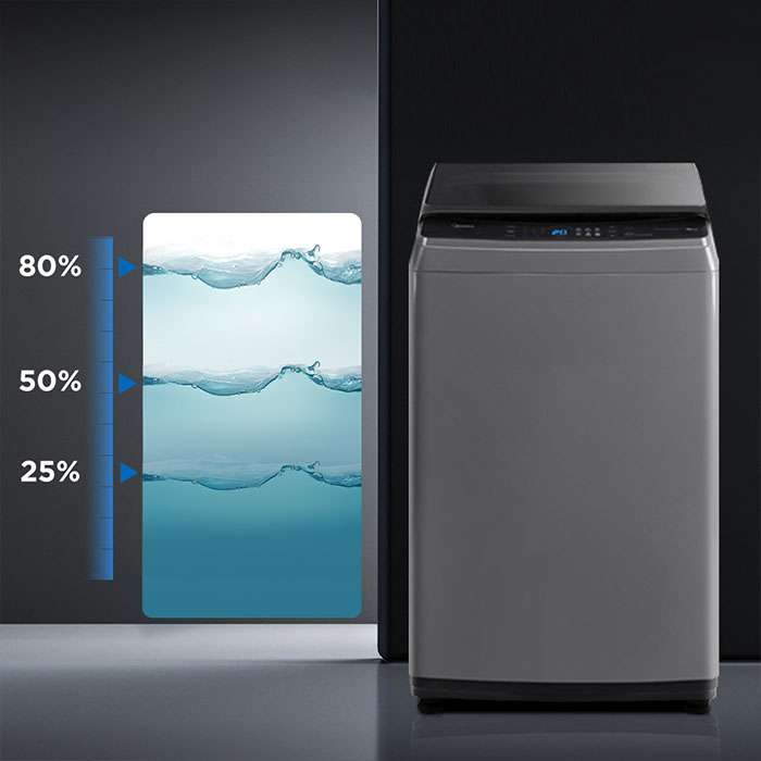 ម៉ាស៊ីនបោកខោអាវ Midea Washing Machine 7kg MA100W70(GK)