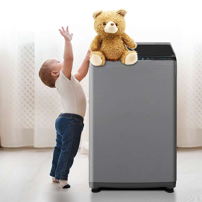 ម៉ាស៊ីនបោកខោអាវ Midea Washing Machine 7kg MA100W70(GK)