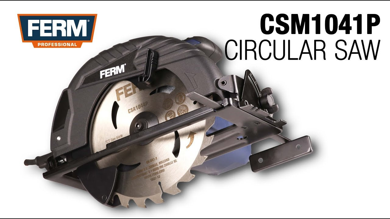 ម៉ូទ័រកាត់ឈើ FERM Circular Saw 190mm 1050W CSM1041P