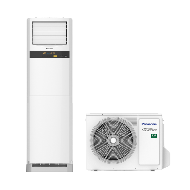 ម៉ាស៊ីនត្រជាក់បញ្ឈរ Panasonic Air Conditioner Floor Standing nanoe™ X Inverter 2.5HP S-24PB3H5