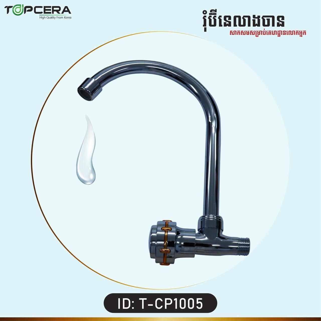 រ៉ូប៉ីណេលាងចាន Kitchen Faucet T-CP1005