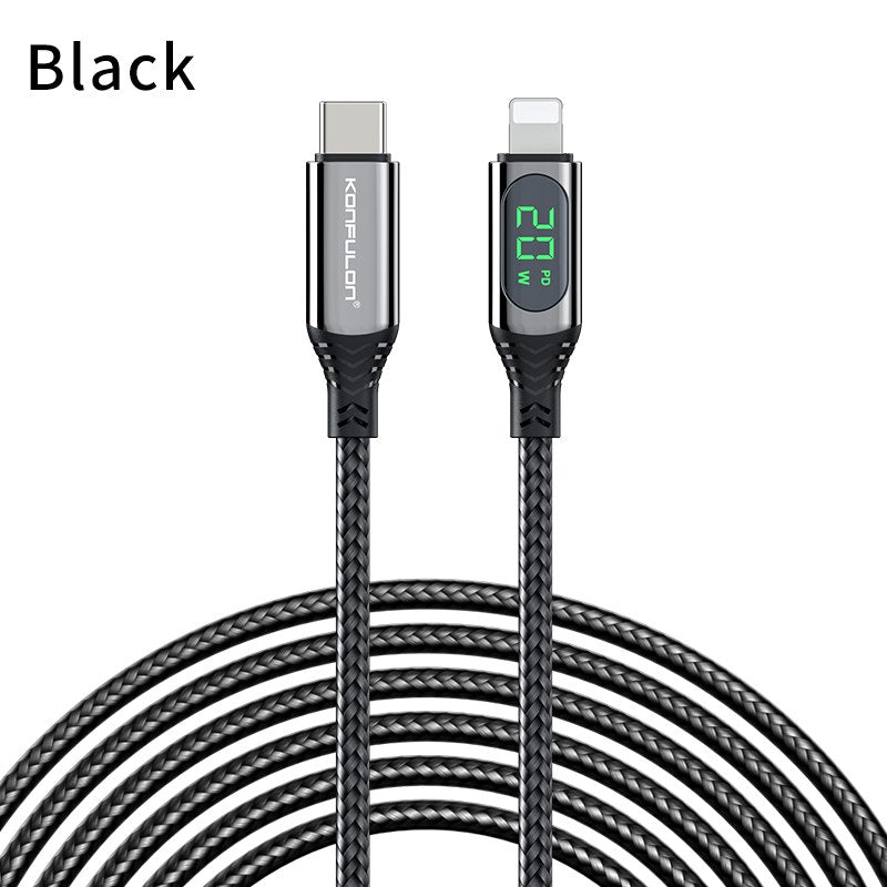 ខ្សែសាក Iphone Konfulon Charger Cable DC41 Lightning