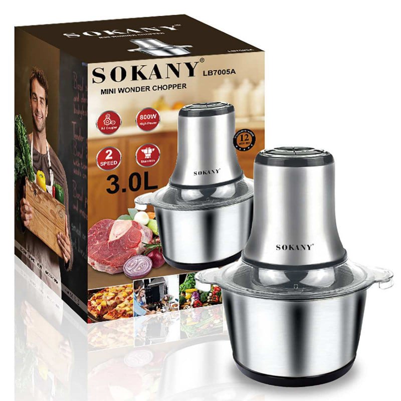 ម៉ាស៊ីនកិនសាច់ SOKANY 3L 7005A