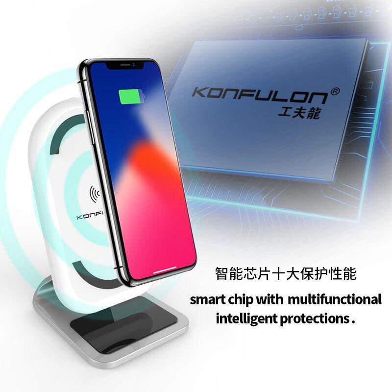 ឆ្នាំងសាកអត់ប្រើខ្សែ Konfulon Wireless Charger Q03