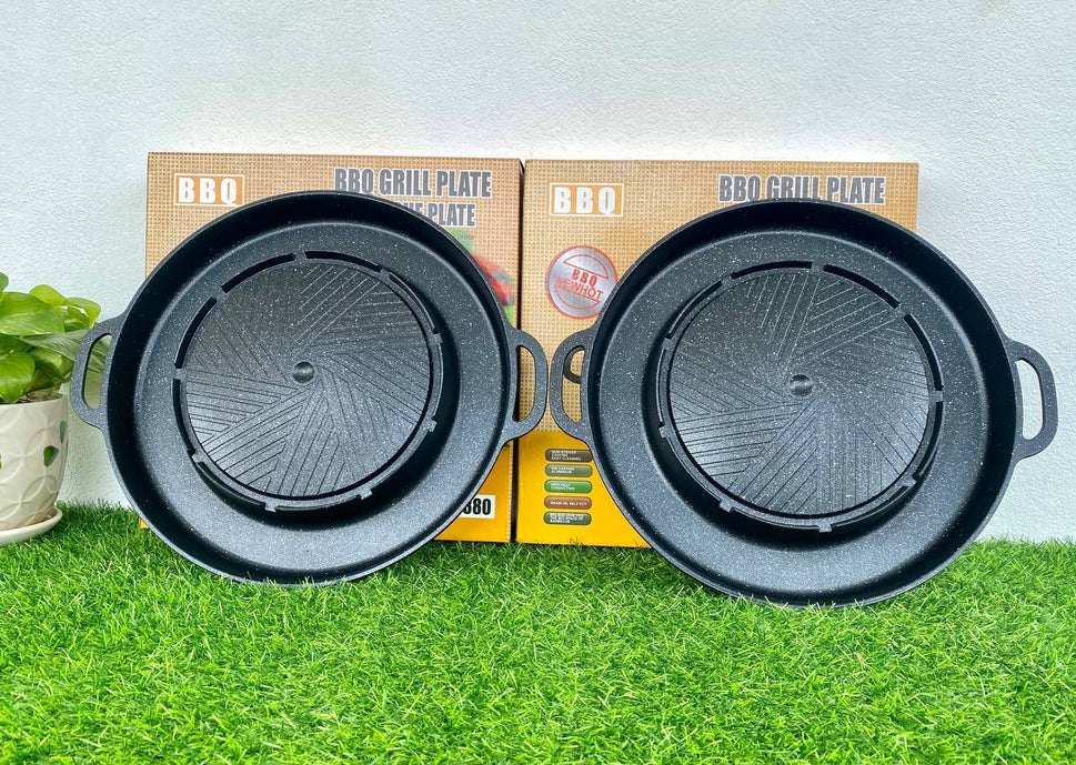 ខ្ទះ BBQ+គោឡើងភ្នំ BBQ and Soup Grill Plate KS380