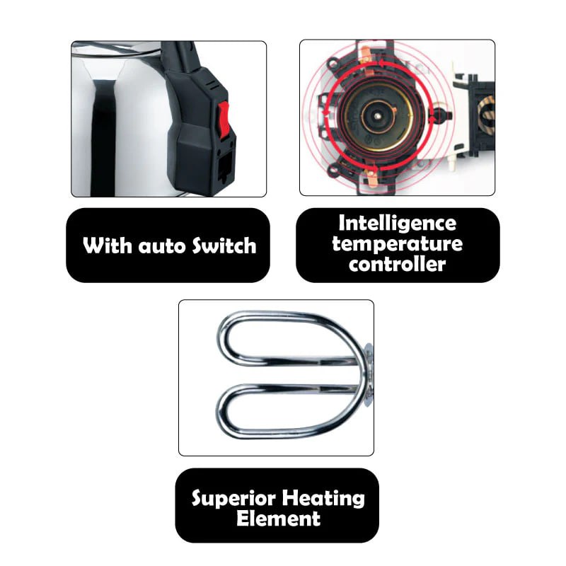 កំសៀវអគ្គិសនី POWERPAC Electric Kettle PPJ2055 5L