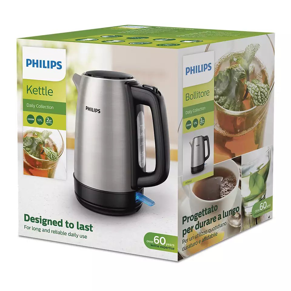 កំសៀវអគ្គិសនី PHILIPS Electric Kettle HD9350 1.5L