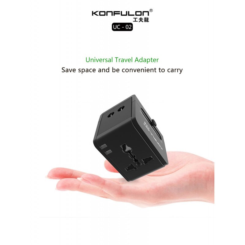 ដុំសាក KONFULON Universal Travel Adapter UC-02