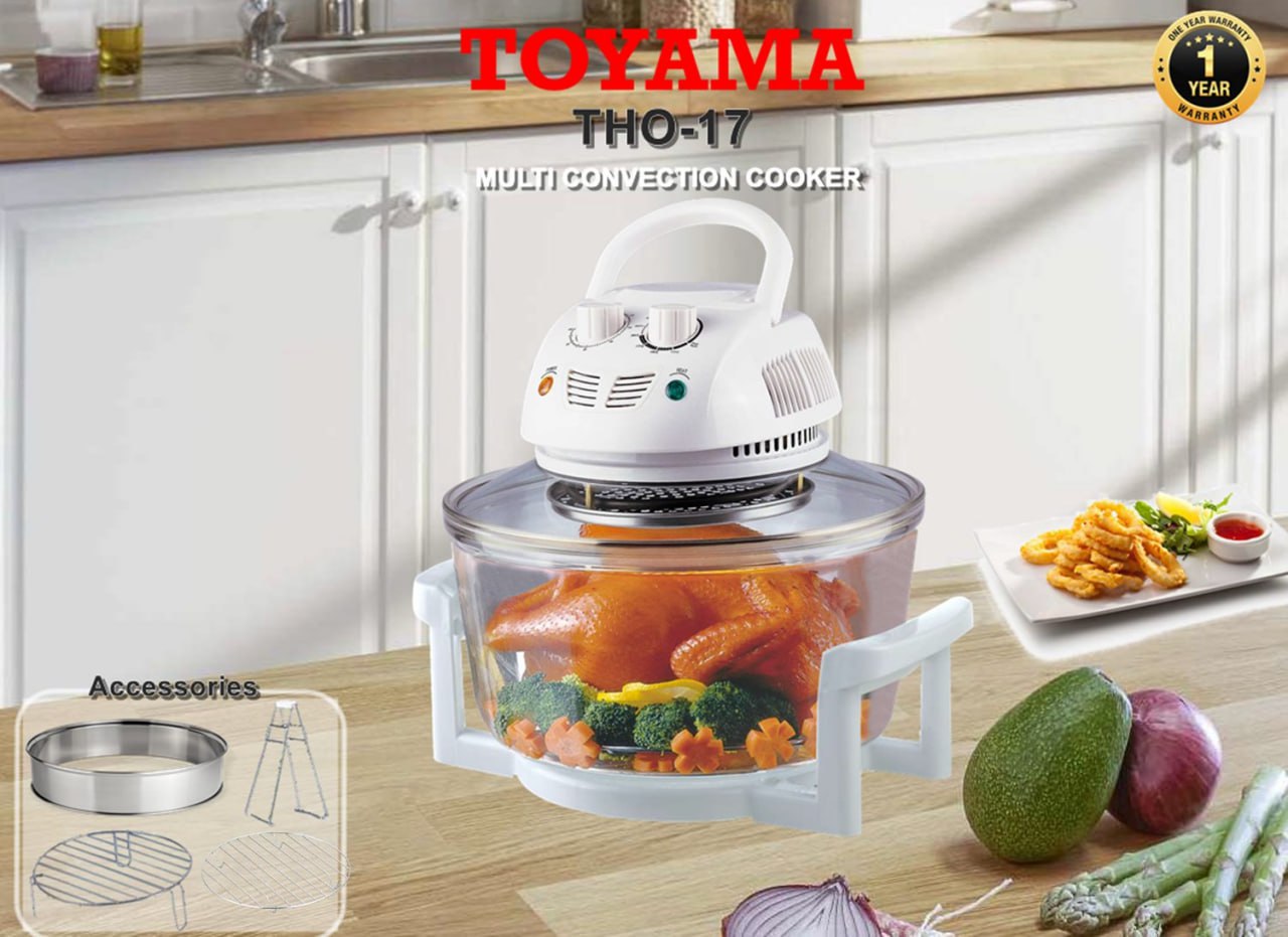 ឆ្នាំងដុតកញ្ចក់ TOYAMA Multifunction Convection Oven THO-17