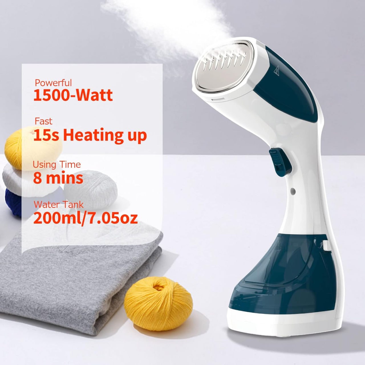 ឆ្នាំងអ៊ុតចំហាយទឹក 1500W Decakila Steam Iron KEEN003W