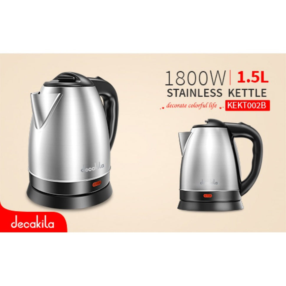 កំសៀវដាំទឹកអគ្គិសនី Decakila Electric Kettle 1.5L KEKT002B