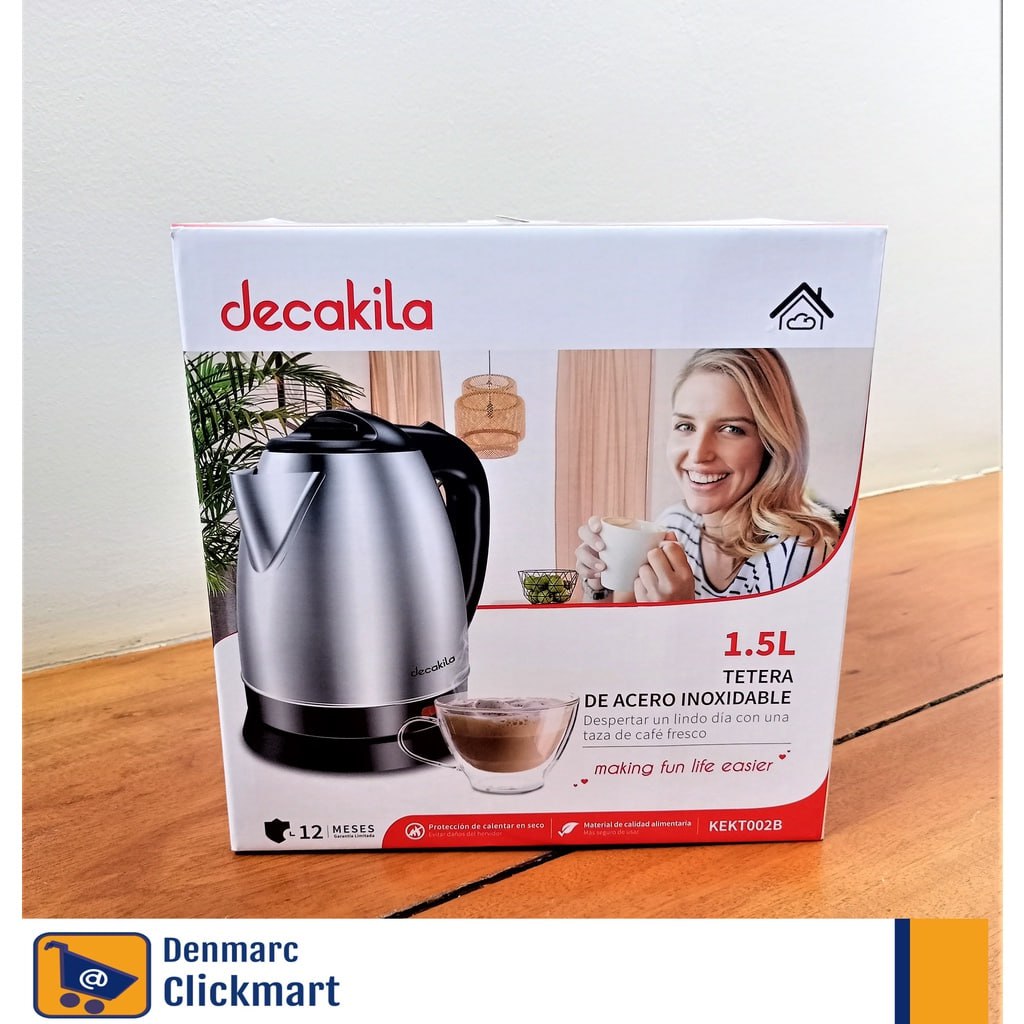 កំសៀវដាំទឹកអគ្គិសនី 1.5L Decakila Electric Kettle KEKT002B