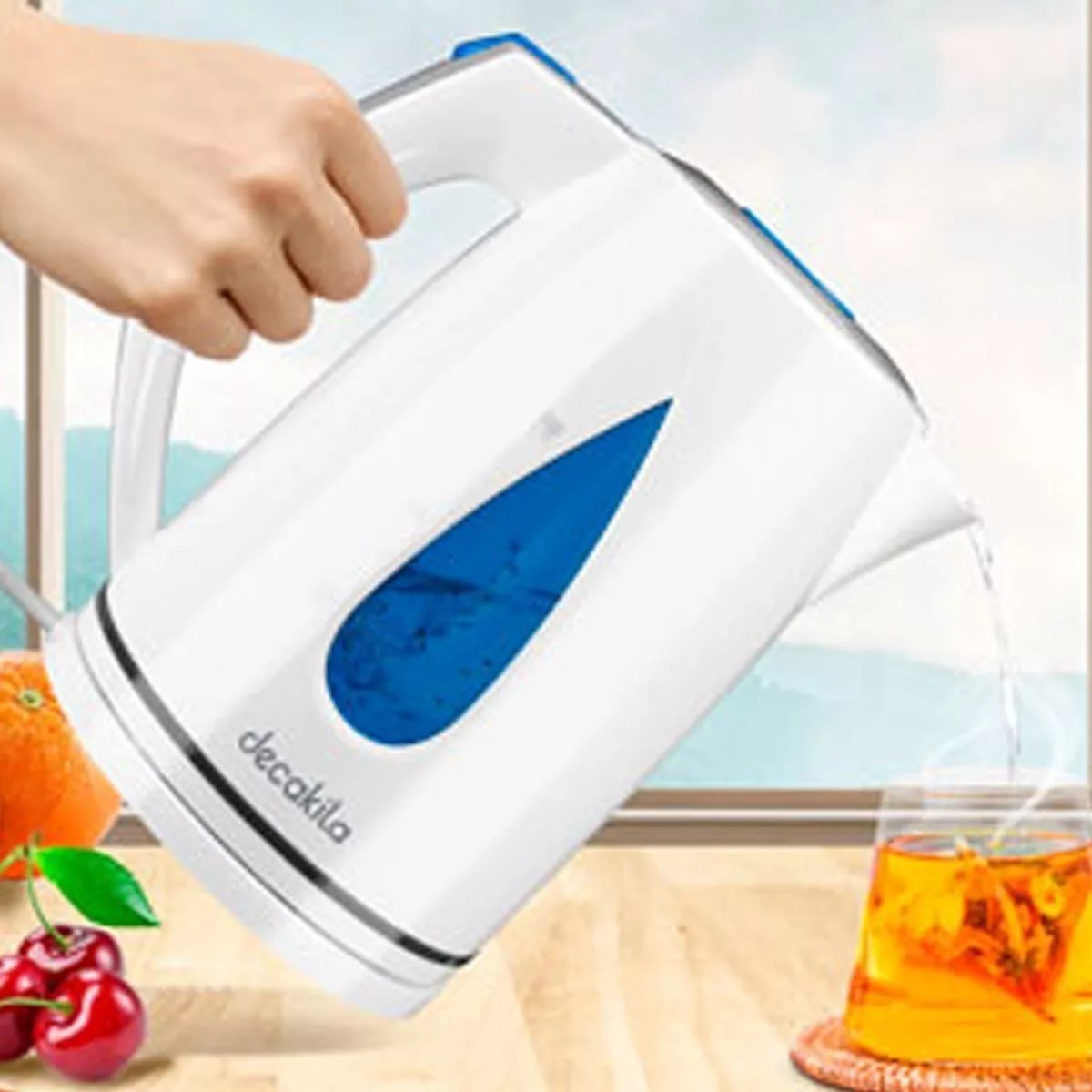 កំសៀវដាំទឹកអគ្គិសនី 1.7L Decakila Electric Kettle KEKT017W